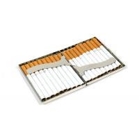 Jean Claude - Square Windowed Cigarette Case - Fits 20 Kingsize Cigarettes