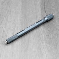 Double Ended Cigar Punch With Drill - Grey