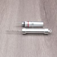 Cigar Punch With Drill - Silver