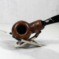 Chacom Reverse Calabash Brown Bent Fishtail Pipe (CH381)