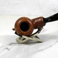 Chacom Reverse Calabash Matte Brown Bent Pipe (CH400)