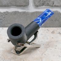 Chacom Reverse Calabash Sandblasted Noire Fishtail Pipe (CH576)