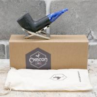 Chacom Reverse Calabash Sandblasted Noire Fishtail Pipe (CH576)