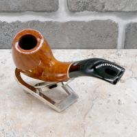 Chacom Grand Cru Natural Smooth Bent Metal Filter Fishtail Pipe (CH597)