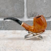 Chacom Grand Cru Natural Smooth Bent Metal Filter Fishtail Pipe (CH597)