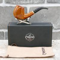 Chacom Grand Cru Natural Smooth Bent Metal Filter Fishtail Pipe (CH597)