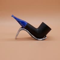 Chacom Reverse Calabash Sandblasted Noire Fishtail Pipe (CH615)