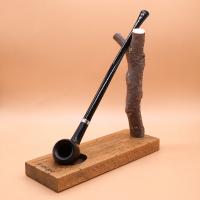 Chacom Vieille Bruyere 159 Black Smooth Metal Filter Fishtail Pipe (CH625) - End of Line