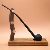 Chacom Vieille Bruyere 228 Black Smooth Metal Filter Fishtail Pipe (CH627)