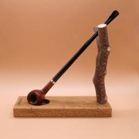 Chacom Vielle Acajou 159 Smooth 9mm Filter Fishtail Pipe (CH674)