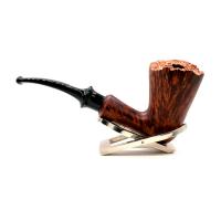 Chacom Fleur Contrast Brown Smooth Fishtail Pipe (CH730)