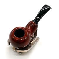Chacom Reverse Calabash Brown Bent Fishtail Pipe (CH735)