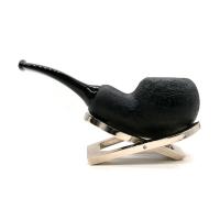 Chacom Reverse Calabash Sandblasted Noire Fishtail Pipe (CH737)