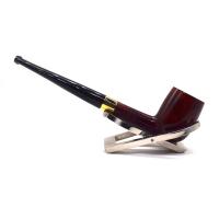 Chacom Old Briar 106 Mahogany Smooth Metal Filter Fishtail Pipe (CH751)