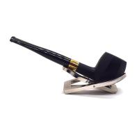 Chacom Old Briar 159P Black Smooth Metal Filter Fishtail Pipe (CH755)