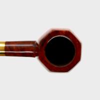 Chacom Old Briar 159P Natural Smooth Metal Filter Fishtail Pipe (CH814)