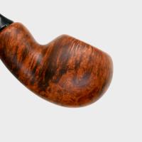 Chacom Reverse Calabash Matte Brown Bent Pipe (CH815)