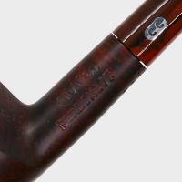 Chacom Berlingot Dark Smooth 1595 Semi Bent Metal Filter Pipe (CH822)