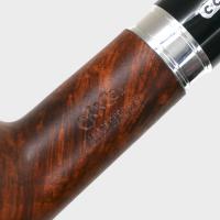 Chacom Maigret Smooth Brown 1201 Straight Metal 9mm Adapter Filter Fishtail Pipe (CH848)
