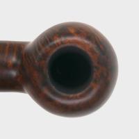 Chacom Reverse Calabash Matte Brown Bent Pipe (CH857)