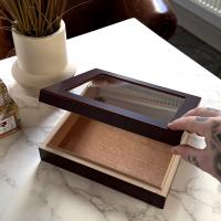 Prestige Chateau Glasstop Humidor - Cherry - 20 Cigar Capacity