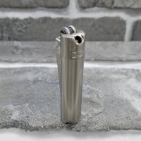 Clipper Gift Metal Flint Lighter - Silver