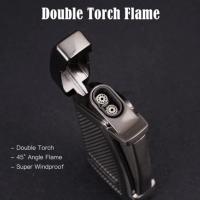 Cigarism Jet Flame Cigar Lighter & Punch Cutter - Black