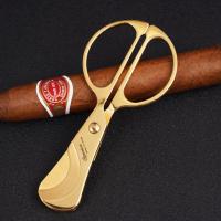 Cigarism 24K Gold Plated Stainless Steel Cigar Cutter Scissors - End of Line