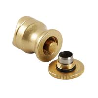 Cigarism Copper Cigar Stand & Punch Cutter - Brass