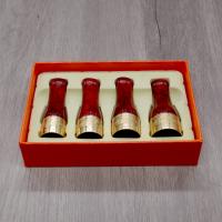 Cigarism Set of 4 Cigar Holders - Red
