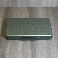 Cigarism Cigar Travel Case - 5 Cigar Capacity - Gunmetal Patterned