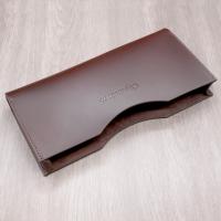 Cigarism Leather Humidor Travel Case Sleeve - Brown