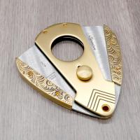 Cigarism Stainless Steel Cigar Cutter - 52 Ring Gauge - Gold