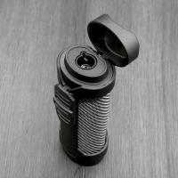 Cigarism Single Torch Jet Flame Cigar Lighter & Punch Cutter - Gunmetal