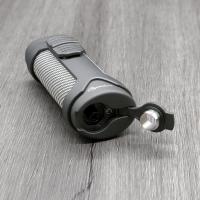 Cigarism Single Torch Jet Flame Cigar Lighter & Punch Cutter - Gunmetal