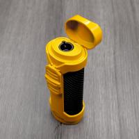 Cigarism Single Torch Jet Flame Cigar Lighter & Punch Cutter - Yellow