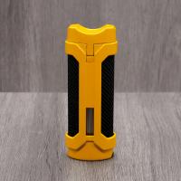 Cigarism Single Torch Jet Flame Cigar Lighter & Punch Cutter - Yellow