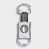 Cigarism V-Cut Cigar Cutter With Case - Sand Silver