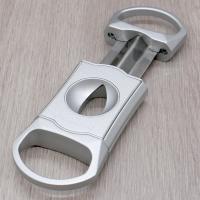 Cigarism Jet Flame Lighter, V Cut Cutter & Cigar Stand Gift Set - Silver