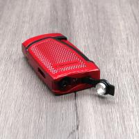 Cigarism Double Jet Flame Lighter & Cutter Gift Set - Red