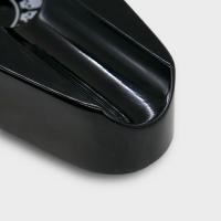 Cigarism Cigar Aluminium Ashtray - Black & Skull Pattern