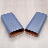 Cigarism Leather Cigar Case - Blue Pirate - 2 Cigar Capacity