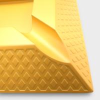 Cigarism Cigar Ashtray - Yellow Diamond Pattern