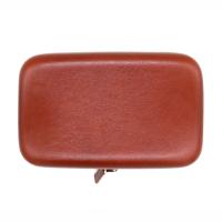 Cigarism Spanish Cedar Lined Italian Oil Waxed Leather Cigar Travel Case - Coffee - 5 Cigar Capacity