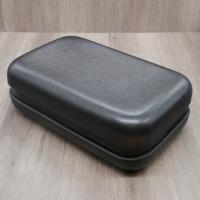 Cigarism Genuine Leather Cigar Travel Case 4-5 Cigar Capacity - Black