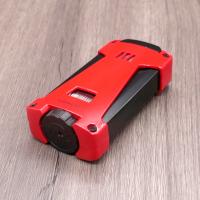 Cigarism Triple Jet Flame Cigar Lighter & Punch Cutter - Red