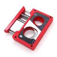 Cigarism Cassette Style 3 in 1 Cigar Cutter - Red