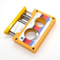 Cigarism Cassette Style 3 in 1 Cigar Cutter - Yellow