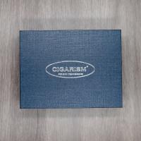 Cigarism Double Jet Flame Lighter & Round Cutter Gift Set - Blue