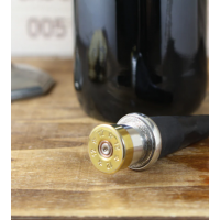 Shotgun Cartridge English Pewter Wine Bottle Stopper